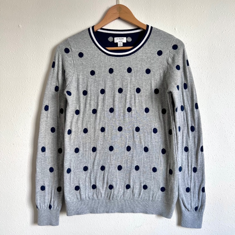 J. Crew Polka Dot Sweater
